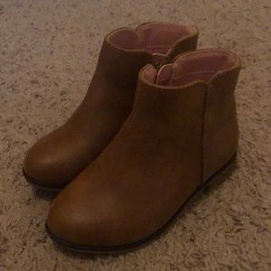 Toddler girls brown boots